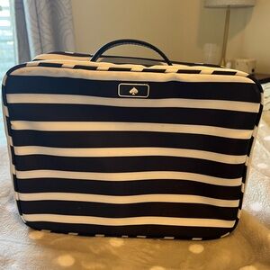 Kate Spade Black and White Striped Organizer